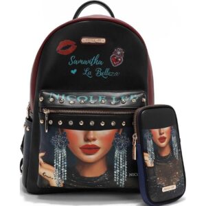 Ruksak s torbicom fashion Nicole Lee Slb 246813-EC dimenzije 32x41x15 cm