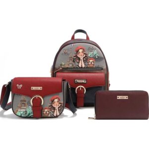 Ruksak set fashion torba,novčanik Nikky Eiffel Dreams 246834-EC
