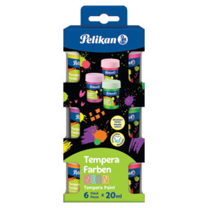 Boje tempere Pelikan, 20 ml, u čaši 6/1, neon