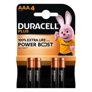 Baterija Duracell alkalna Plus power boost AAA, pakiranje 4/1, LR-03