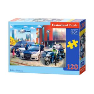 Igra društvena puzzle 120 kom, policijska postaja 013562