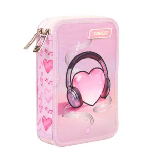 Pernica s priborom double led Target Music heart 29834