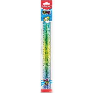 Ravnalo Maped Twist'n'flex Animals 30 cm, sortirano, etui