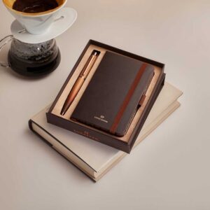 Set Sheaffer Coffee Matt Brown, kemijska olovka i notes A6
