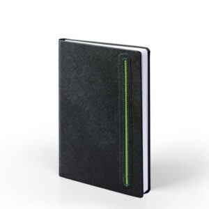 Notes A5 Texture black, zeleni