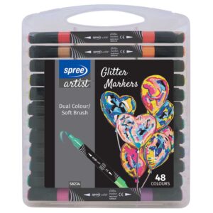 Flomasteri Glitter Spree 24/1 48 boja