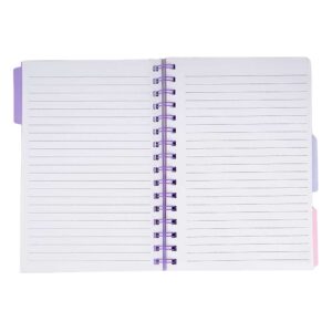 Notes spiralni A5 diktando violet flowers 28577