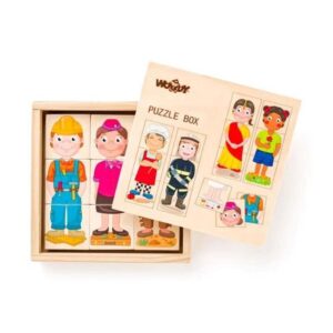 Igra puzzle u kutiji ljudi i poslovi s različitih krajeva svijeta 903290