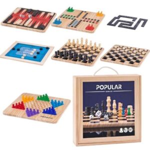 Igra društvena 7U1 set drvo 922116