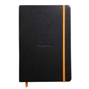 Notes A5, Rhodia Rhodiarama webnotebook, diktando, crni