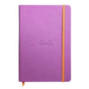 Notes A5, Rhodia Rhodiarama webnotebook, diktando, lilac