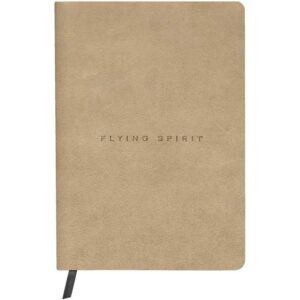 Notes A5, Flying spirit, diktando, tvrdi uvez, kožni, bež
