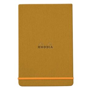 Notes 9x14,  Rhodiarama, diktando, tvrdi uvez, zlatni
