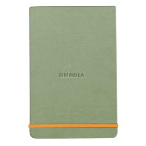 Notes 9x14,  Rhodiarama, diktando, tvrdi uvez, zeleni