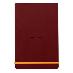 Notes 9x14,  Rhodiarama, diktando, tvrdi uvez, bordo