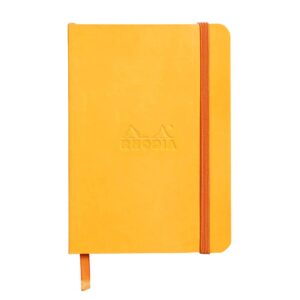 Notes A6,  Rhodiarama soft, s gumicom, diktando, žuti