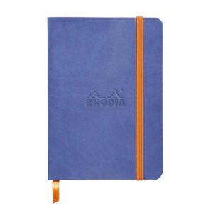 Notes A6,  Rhodiarama soft, s gumicom, diktando, tamnoplavi