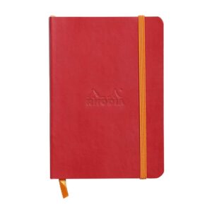 Notes A6,  Rhodiarama soft, s gumicom, diktando, crveni