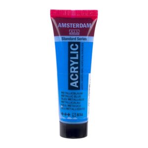 Boja akrilna Amsterdam, 20 ml,  Metallic Blue 834