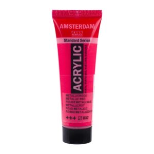 Boja akrilna Amsterdam, 20 ml,  Metallic Red 832