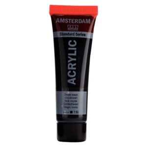 Boja akrilna Amsterdam, 20 ml,  Oxide Black 735