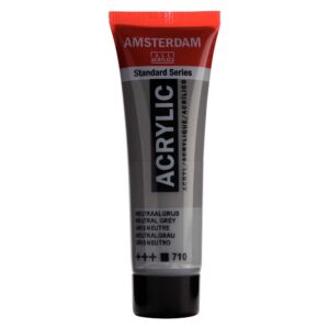 Boja akrilna Amsterdam, 20 ml,  Neutral Grey 710