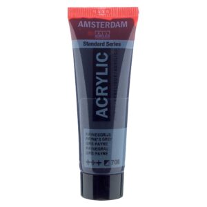 Boja akrilna Amsterdam, 20 ml,  Payne's Grey 708