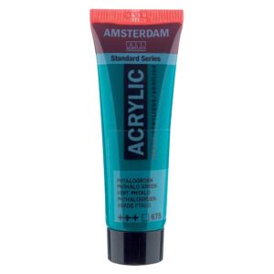 Boja akrilna Amsterdam, 20 ml,  Phthalo Green 675