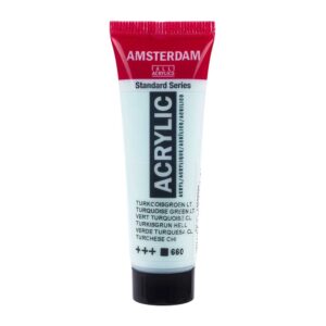 Boja akrilna Amsterdam, 20 ml,  Turquoise Green Light 660
