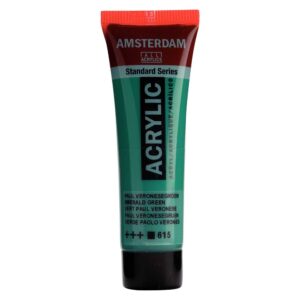 Boja akrilna Amsterdam, 20 ml,  Emerald Green 615
