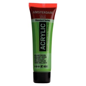 Boja akrilna Amsterdam, 20 ml,  Brilliant Green 605