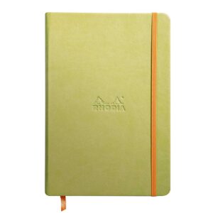 Notes A5, Rhodia Rhodiarama webnotebook, diktando, zeleni