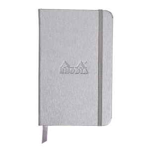 Notes 9x14, Rhodia Webnotebook, diktando, silver
