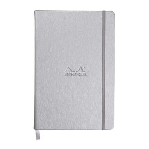 Notes A5, Rhodia Webnotebook, diktando, silver