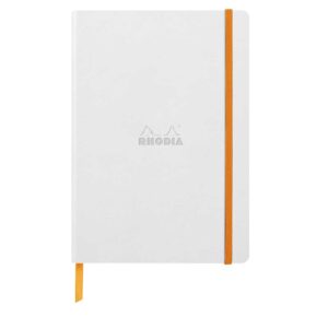 Notes A5,  Rhodiarama soft, s gumicom, diktando, bijeli