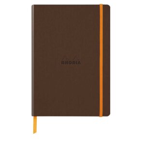 Notes A5,  Rhodiarama soft, s gumicom, diktando, brončani
