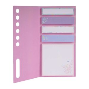 Notes violet flowers 28576