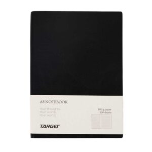 Notes A5 leather crni 28429