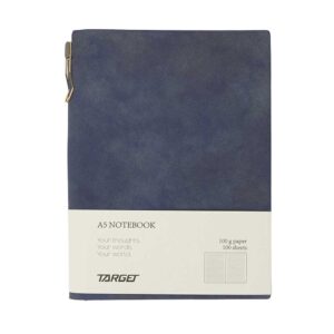 Notes A5 suede plavi 28431