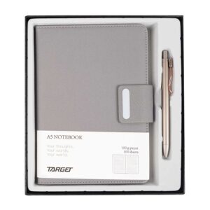Notes A5 s kopčom + kemijska olovka 29470