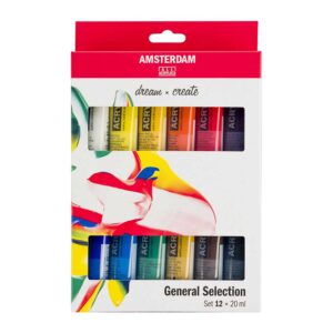 Boja akrilna Amsterdam, 12x20ml