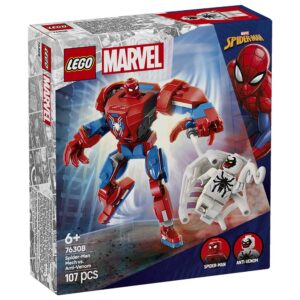 Igračka Lego Super Heroes 76308, Mehanički Spider-Man protiv Anti-Venoma