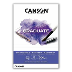 Blok slikarski A3, 200gr/20listova, Canson Graduate