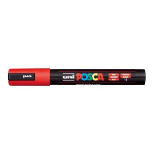 Marker Uni pc-5m Posca, crveni