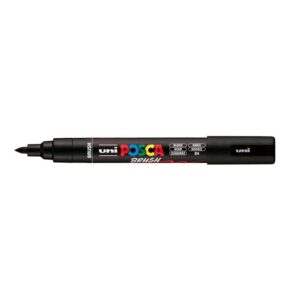 Marker Uni pc-5br brush Posca, crni