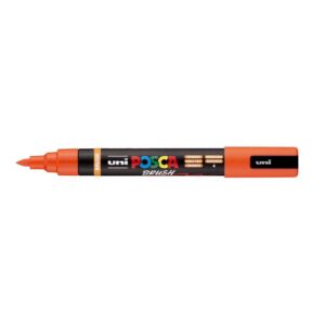 Marker Uni pc-5br brush Posca, narančasti