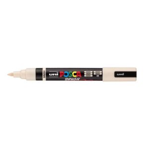 Marker Uni pc-5br brush Posca, bež
