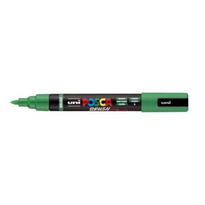 Marker Uni pc-5br brush Posca, zeleni