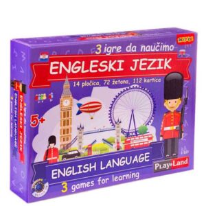 Igra društvena edukativna Playland Engleski za djecu L-167 HR