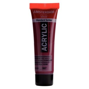 Boja akrilna Amsterdam, 20 ml,  Permanent Red Violet 567